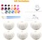 6 Pack Halloween DIY Paint Your Own Squishy Pumpkin Kit – Slow Rising Foam Pumpkins with Paints, Brushes & Stickers – Kids Halloween Arts & Crafts Party Favors & Stress Relief Toys